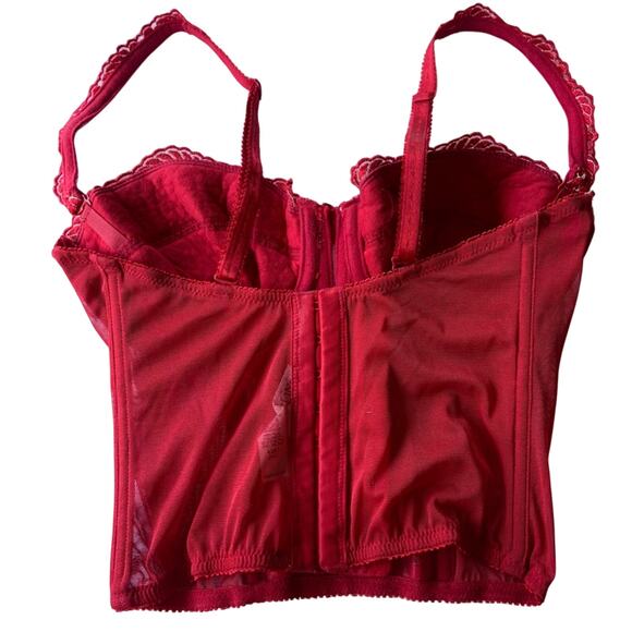 Felina Vintage Lingerie Set - Bustier Panty & Garter Belt 34C Small - Picture 5 of 15